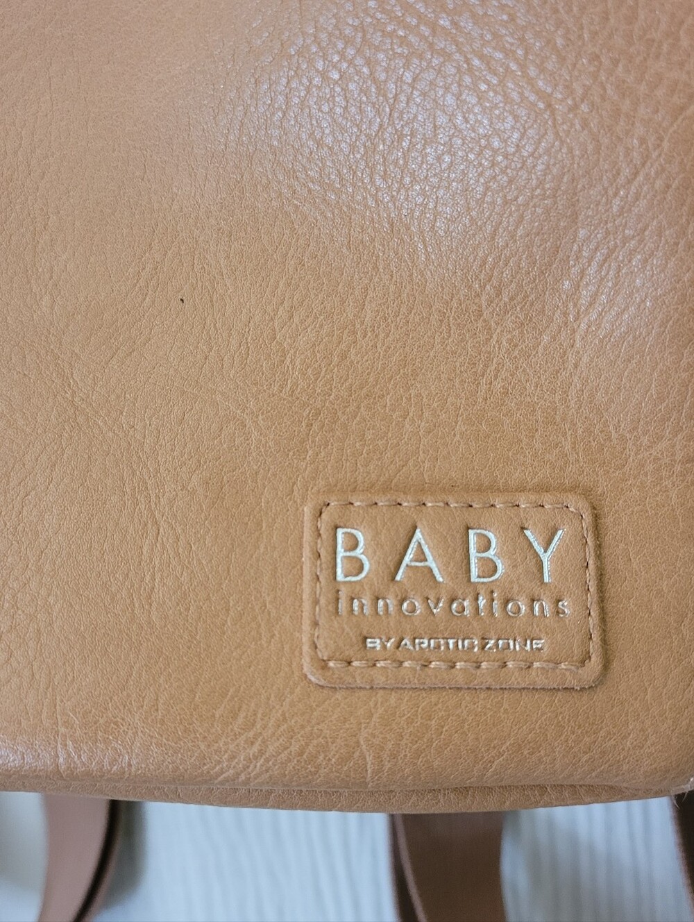 Arctic Zone Leather Style Diaper Bag Backpack - Picture 4 of 6
